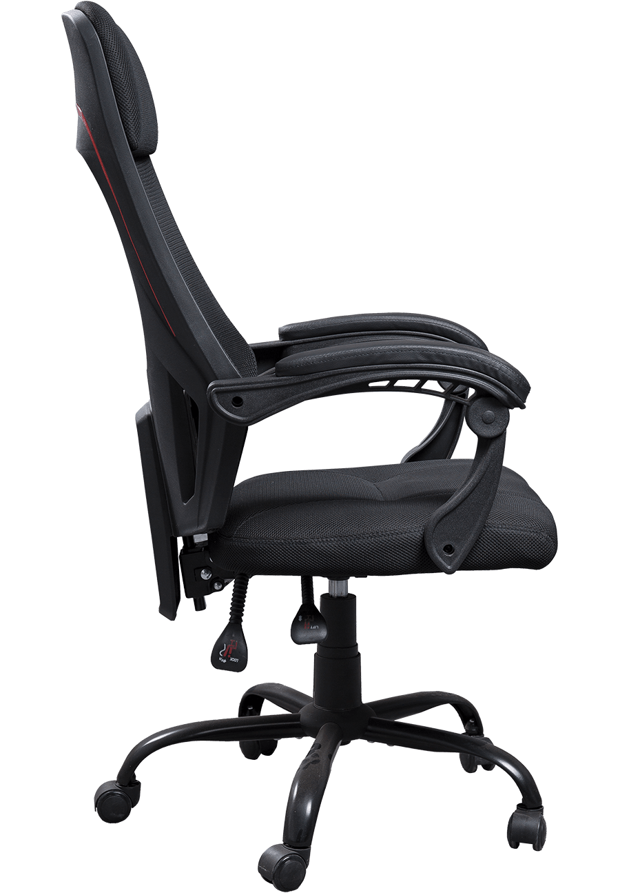 Síťovaná kancelářská židle otočná o 360 stupňů s vysokým opěradlem Ergonomická látková pracovní židle pro zaměstnance details